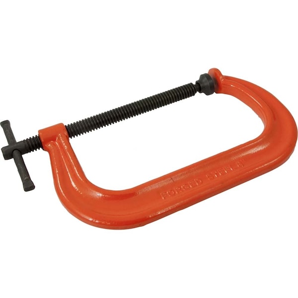 Tools 8" Drop Forged C-Clamp, 0 - 8" Capacity